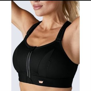 NWOT SHEFIT Ultimate Sports Bra Size 1Luxe High Impact Plus Size Black